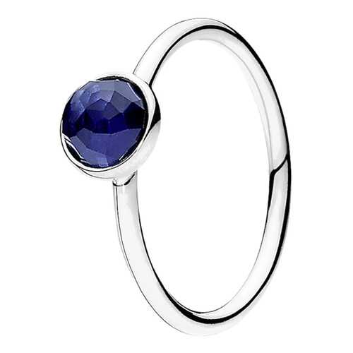 Кольцо женское Сияние классики PANDORA 191012SSA голубое р.17.5 в Пандора