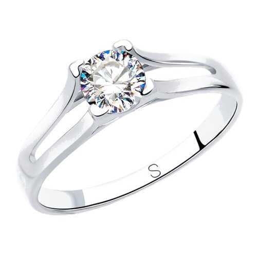 Кольцо женское SOKOLOV из серебра со Swarovski Zirconia 89010119 р.19.5 в Пандора
