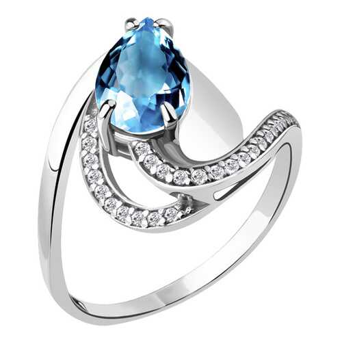 Кольцо женское Aquamarine 6579105А.5 р.18 в Пандора