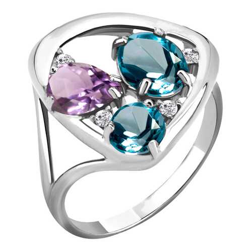 Кольцо женское Aquamarine 6905432А.5 р.18.5 в Пандора