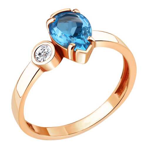 Кольцо женское Aquamarine 6922005А.6 р.18.5 в Пандора