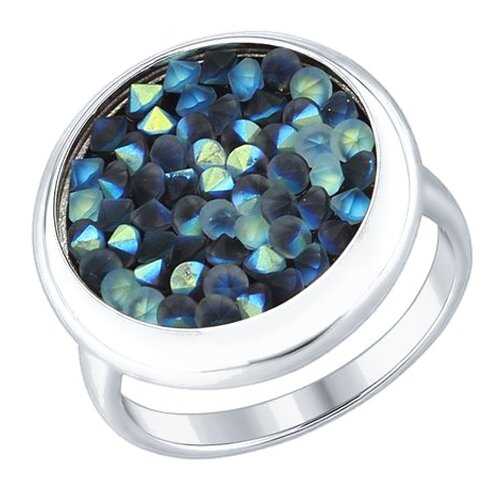 Кольцо женское SOKOLOV из серебра с кристаллами Swarovski 94012430 р.17 в Пандора