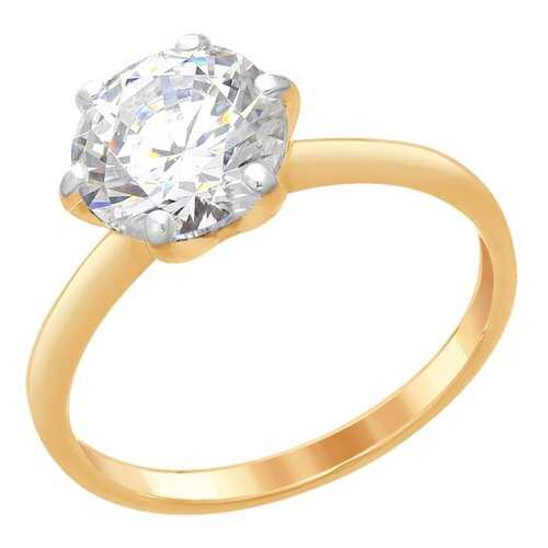 Кольцо женское SOKOLOV из серебра со Swarovski Zirconia 89010075 р.18.5 в Пандора