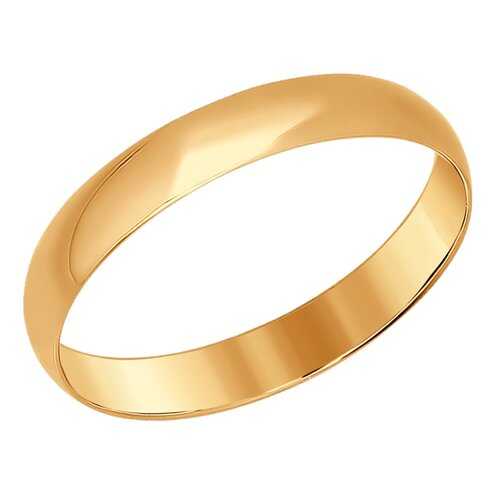Обручальное кольцо женское SOKOLOV из красного золота 110030 р.15.5 в Пандора