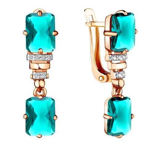 Серьги Aquamarine 4716988А.6 в Пандора