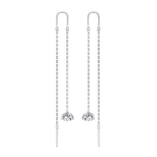 Серьги SOKOLOV из серебра со Swarovski Zirconia 89020033 в Пандора