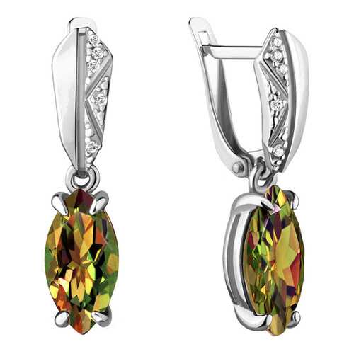 Серьги женские Aquamarine 4475719А.5_OS_3,43гр. в Пандора