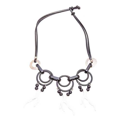 Колье женское Boho Chic NC805012 черное/белое/золотистое в Пандора