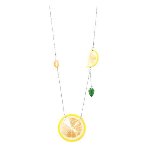 Колье женское Nature Bijoux NB20.1-15-41131 желтое/зеленое/серебристое в Пандора