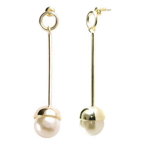 Серьги Corona style B003EE02622-GOLD в Пандора