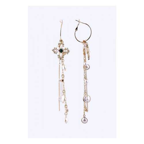 Серьги Corona Style B005E1117462K012 золотистые в Пандора