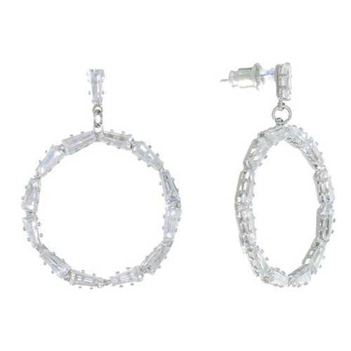 Серьги Corona Style B006E0011054 серебристые в Пандора