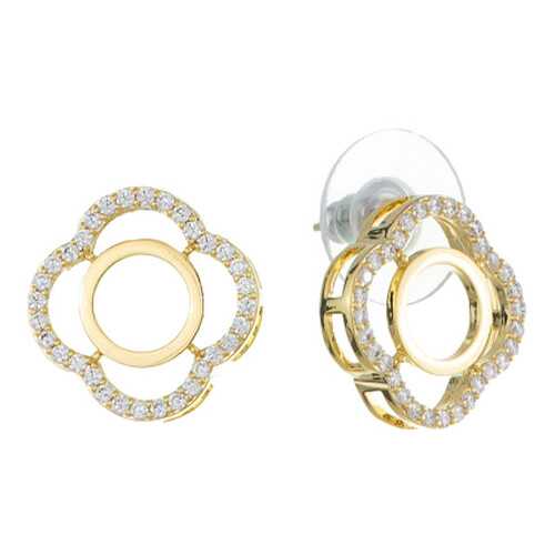 Серьги Corona Style B011E02075 золотистые в Пандора