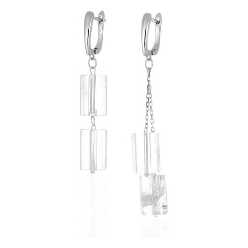 Серьги Lattrice, вставка горный хрусталь, артикул 54666040 в Пандора