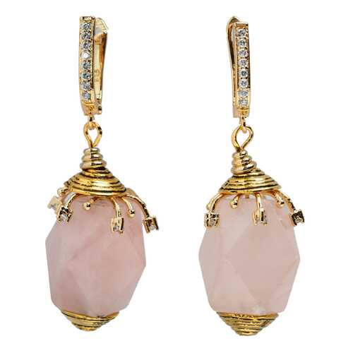 Серьги женские Biruza BA364 розовые в Пандора