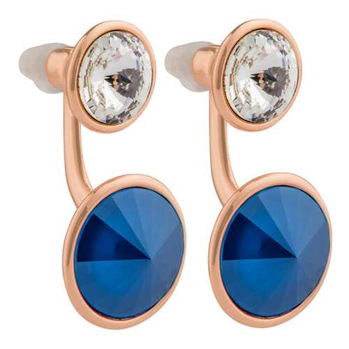 Серьги женские Fiore Luna A1708.23.1 синие/золотистые в Пандора