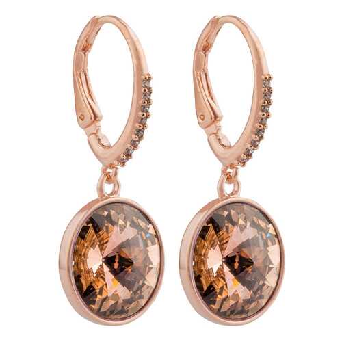 Серьги женские Fiore Luna A1709.5 бежевые/золотистые в Пандора