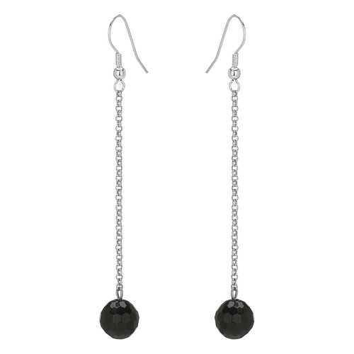 Серьги женские My-bijou 303-1611 черные в Пандора