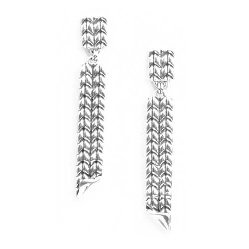 Серьги женские ORI TAO OT-12-29021 серебристые в Пандора