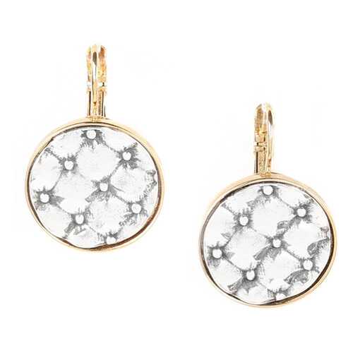 Серьги женские ORI TAO OT-12-29082 серебристые/золотистые в Пандора